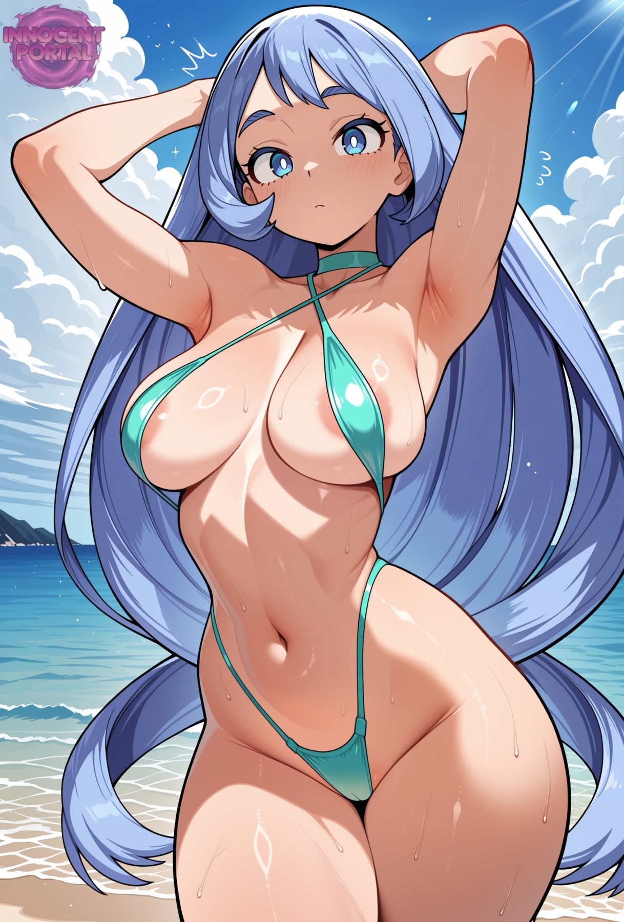 Nejire showing off her new bikini
