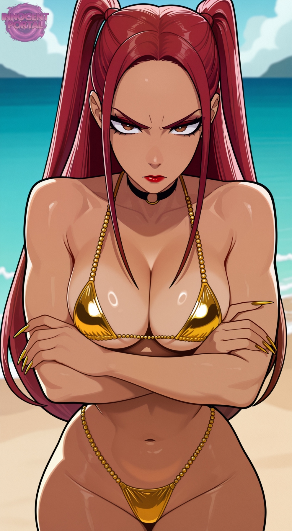 Mira gold bikini