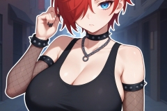 Cute sexy punk girl