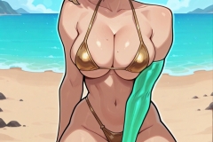 Melínoe at the beach